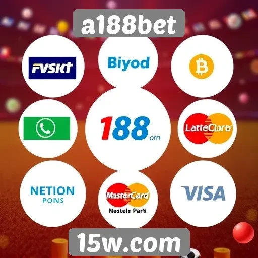 Métodos de pagamento disponíveis no a188bet